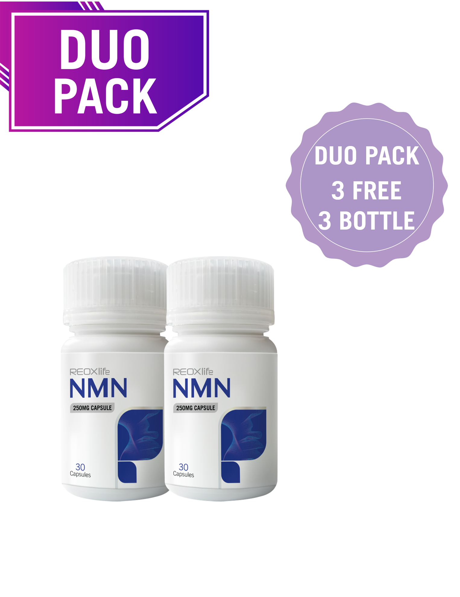 REOXlife NMN (3 DUO PACK FREE 3 BOTTLE)